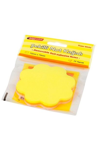 Bigpoint Shaped Note Paper Flower 75 Sheets