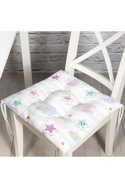 Realhomes Digital Printed Fluffy Chair Cushion