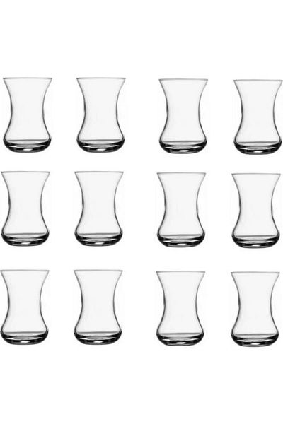 Paşabahçe 42771 Slim Waisted Tea Glass 12 Pcs - Tea Glass