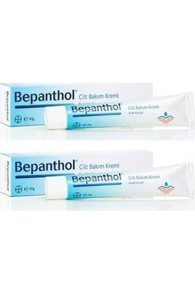 Bepanthol 30 Gr Skin Care Cream for Hand and Face - 2 Pieces
