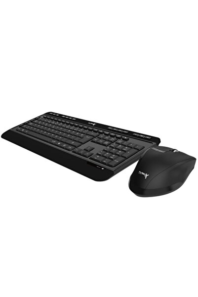 TURBOX Maindesk Usb Kablosuz Piano Black Multimedya Standart Q Klavye Ve Mouse Set