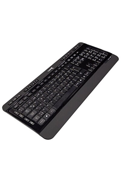 TURBOX Maindesk Usb Kablosuz Piano Black Multimedya Standart Q Klavye Ve Mouse Set