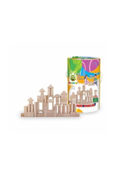 Karsan Oyuncak Woodoy Ahşap Bloklar 60 Parça