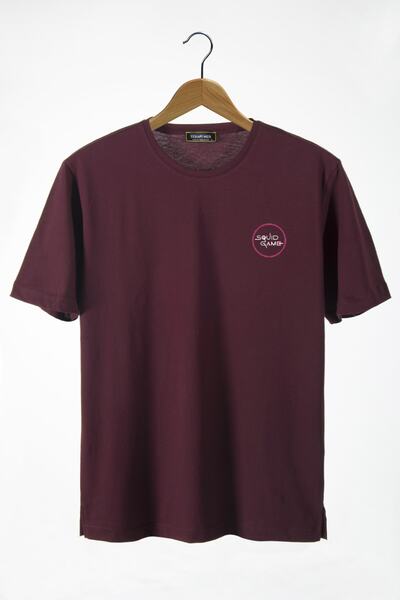 COLLIE Tricou pentru bărbați, cu logo-ul Squid Game, imprimat, cu gât rotund,...