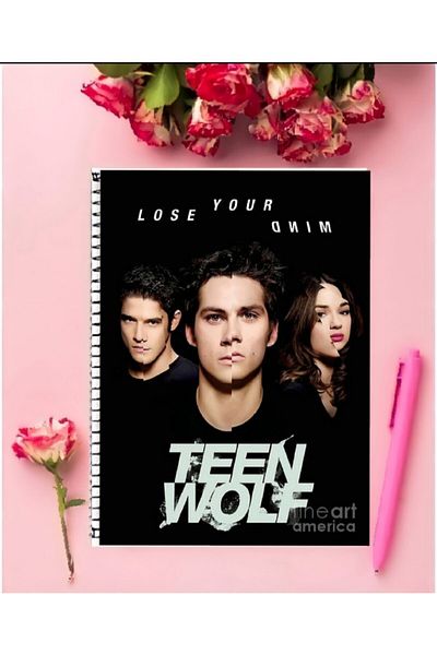 animeandyourworld Teen Wolf Notebook 1 Piece Special Design A4 Size 21*29 Cm Wired Checkered Notebook