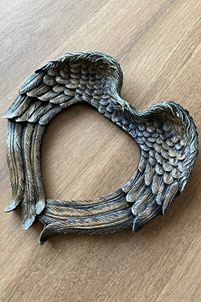 Tasarloxi Duvar Süsü Çerçeve Dekoratif Melek Kanadı