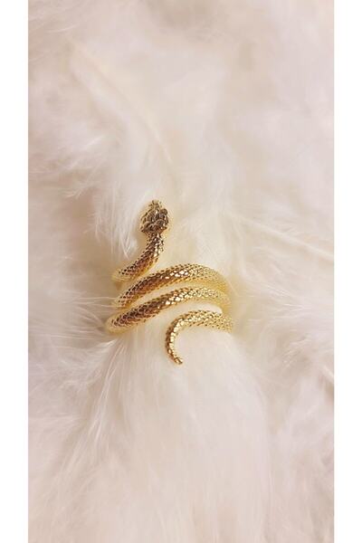 WONDER TOUCH Yılan Yüzük,24k Altın Kaplama,eklem Yılan Yüzük,yılan Yüzük,ayar...