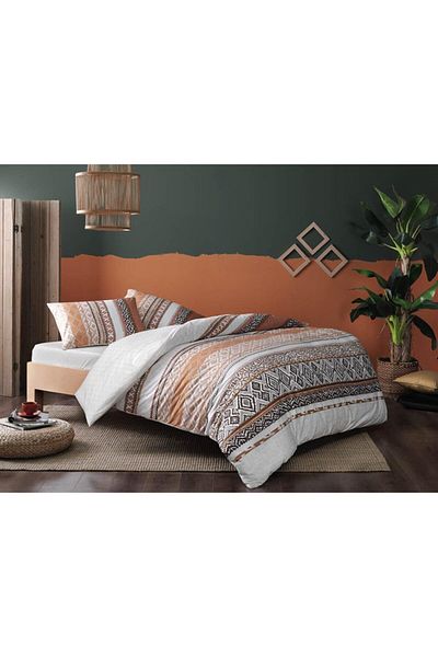 Taç Daria V1 Tan Pique Set Single
