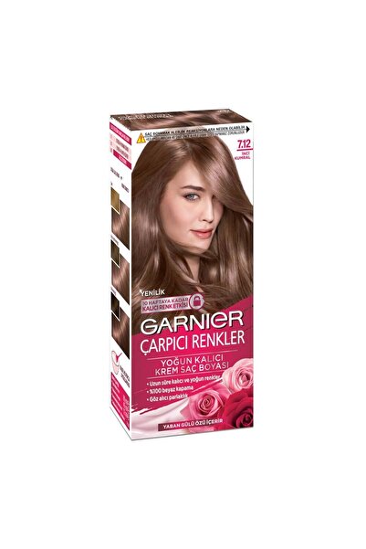 Garnier Çarpıcı Renkler Krem Saç Boyası 7.12 Inci Kumral