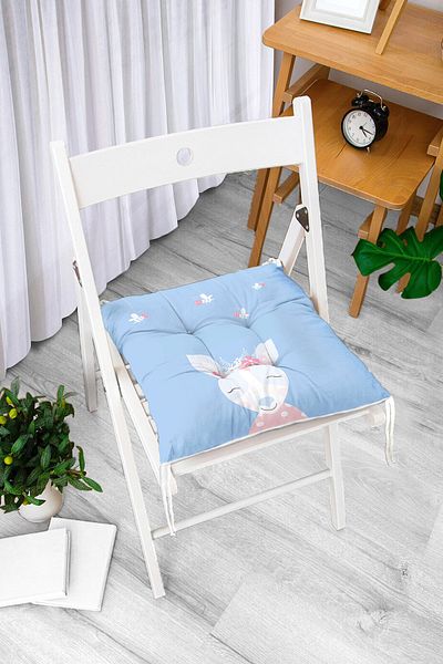 Realhomes Pernă de scaun cu puf imprimată digital cu design personalizat