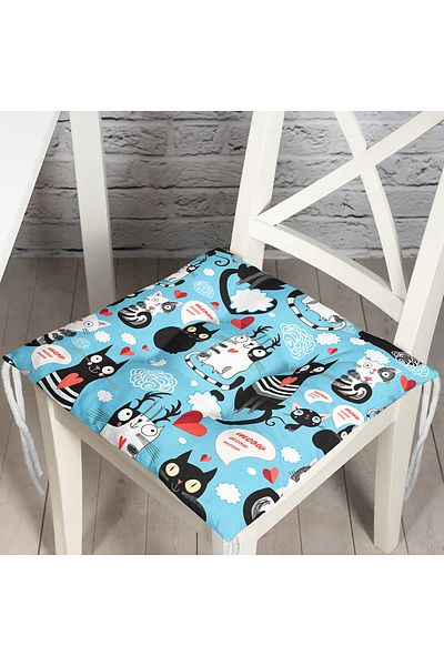 Realhomes Custom Design Digital Printed Pouf Chair Cushion