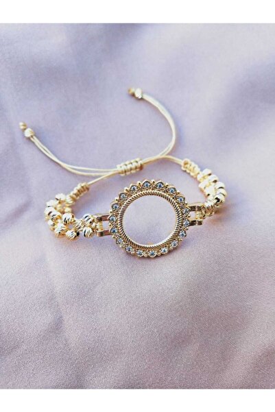 GEZERGOLD TAKI Çeyrekli Bileklik Dorikalı Zirkon Taşlı