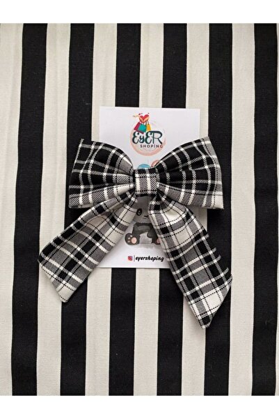 EyER Shoping Автоматична шпилька для волосся з кліпсою та візерунком у клітинку