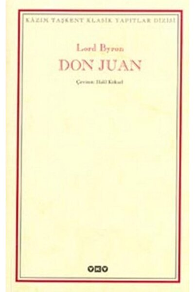 Yapı Kredi Yayınları Don Juan - - Lord Byron