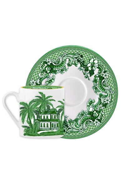 Vivas Green Maison Single Turkish Coffee Cup