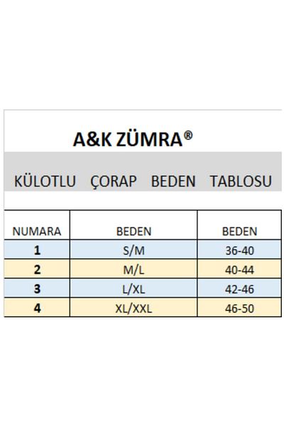 A&K ZÜMRA Дамски класически тънки чорапогащи Mj 20 Denier, 6 броя