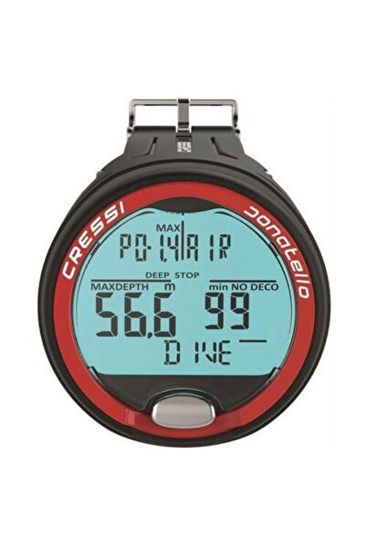 Cressi Donatello Diving Computer Black - Red Balıkmarketim