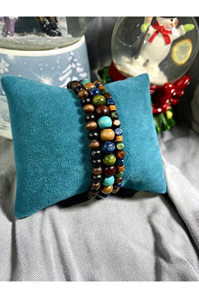 Men - 3 Very Stylish Massive Wooden Bracelets