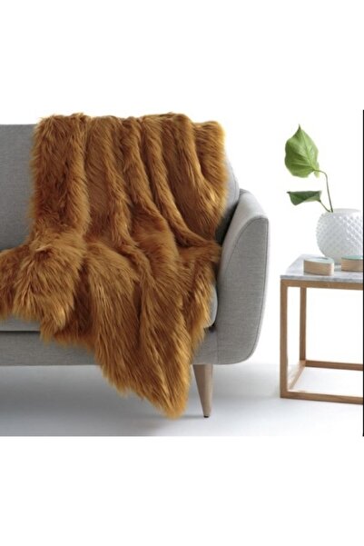 MER HOME Saltea/Canapea din pluș Caramel (90x140)
