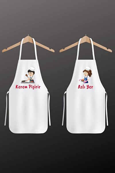 Florence Event Çiftlere Özel Beyaz Kumaş Isim Yazılabilir Kişiye Özel Baskılı...