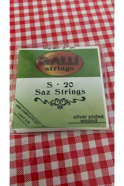 Bando Müzik Aletleri Galli Saz Wire 0-20 Binding Wire with Flake Gift