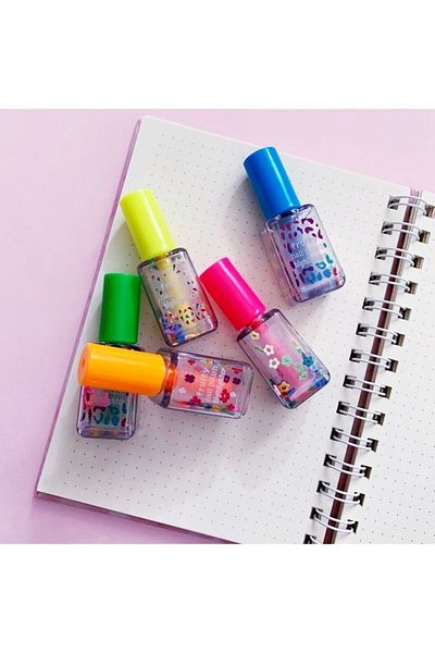 YEŞİL KIRTASİYE Nail Polish Shaped Highlighter Set of 5
