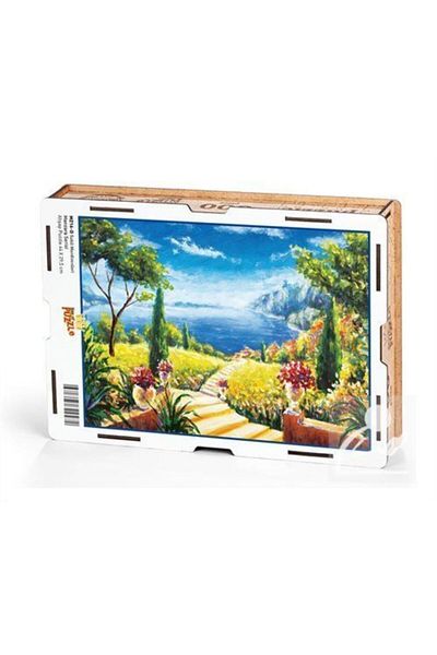 King Of Puzzle Coast Stairs Wooden Puzzle 500 Pieces (mz16-d)