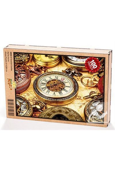 King Of Puzzle ساعات سلسلة لغز خشبي 108 قطعة (hr02-c)