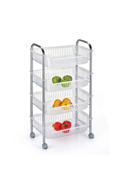 Lalezar 4 Katlı Sebzelik Şeffaf