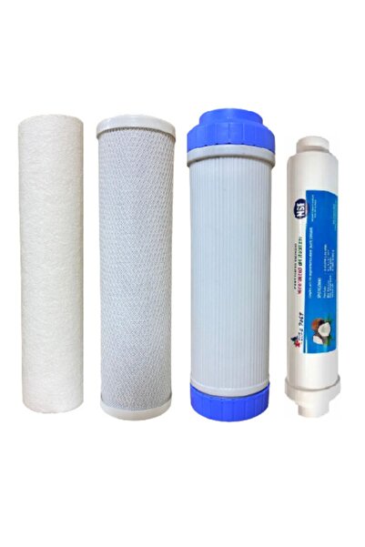 alkalinees Reverse Osmosis Açık Kasa Su Arıtma Filtresi 4 Aşama Filtre Takımı