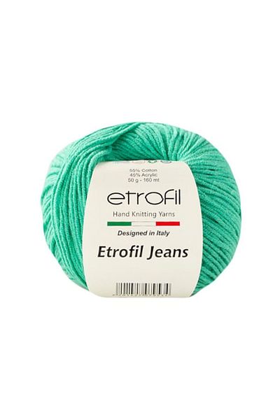 Etrofil Jeans Punch και Amigurumi Νήμα - Χρώμα Νο 055 Μέντα-