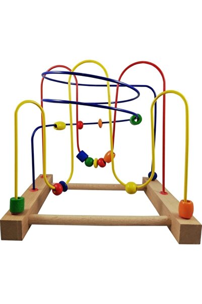 Hobi Eğitim Dünyası Eğitici Büyük Ahşap Helezon Koordinasyon Oyunu
