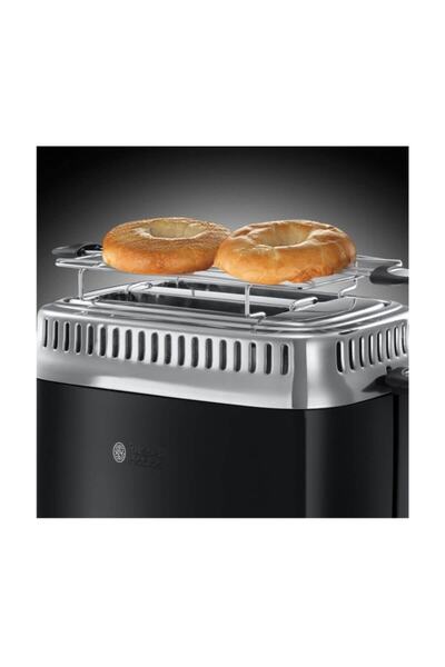 RUSSELL HOBBS 21681-56/RH Retro Toaster - Black