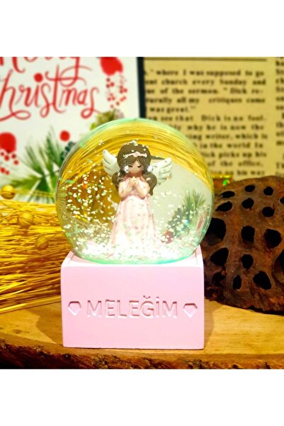 hediye Şans Meleğim Orta Boy Kar Küresi