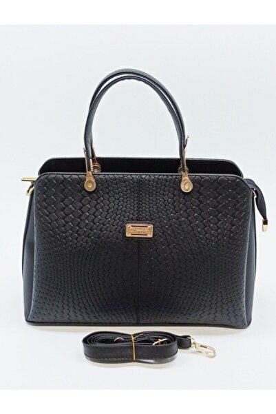 Elegant Kadın Siyah El Ve Omuz Çantası