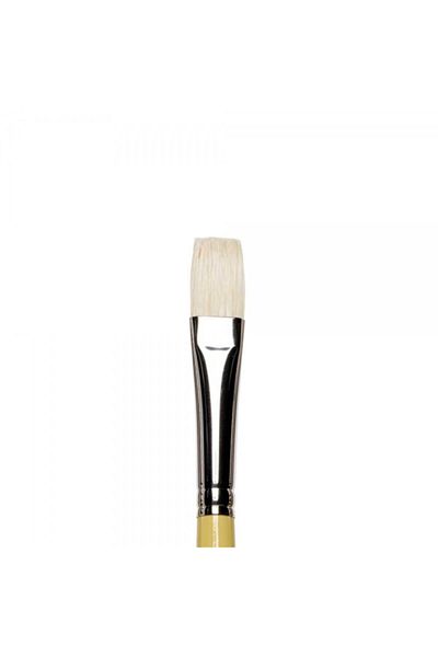 Winsor Newton Winsor & Newton Artists' Hog Μακρύ Στέλεχος Σκληρές Τρίχες Επίπεδη Βούρτσα Νο:8
