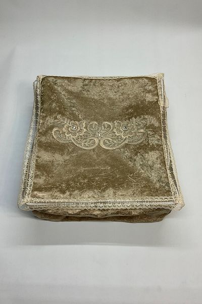 Çalışkan Çeyiz Evi Кадифена торбичка за съхранение на зестра без гъба