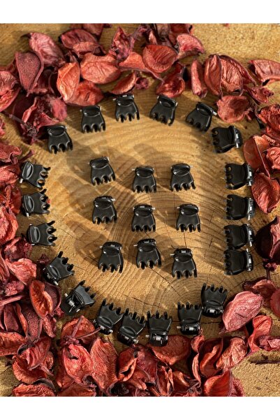 ÇELİKONLİNE Άθραυστη ματ έγχρωμη μικρή πόρπη με μανταλάκια (30 τεμάχια)