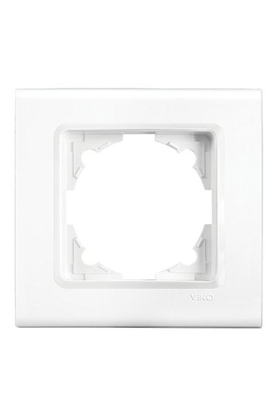 VİKO Linnera Series - White Single Viko Frame