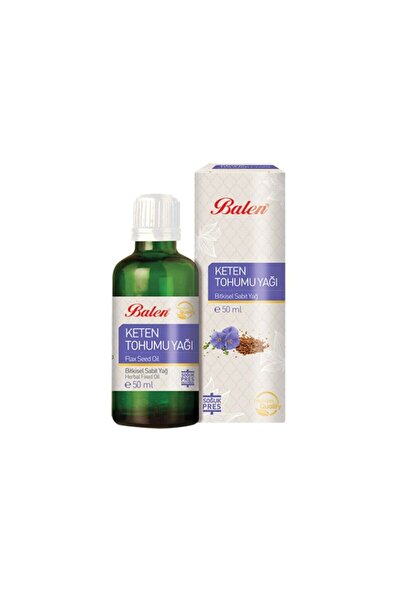 Balen Keten Tohumu Yağı 50 Ml (%100 Saf Soğuk Pres)