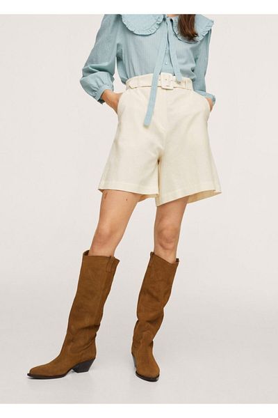 MANGO Woman Load Waisted Shorts