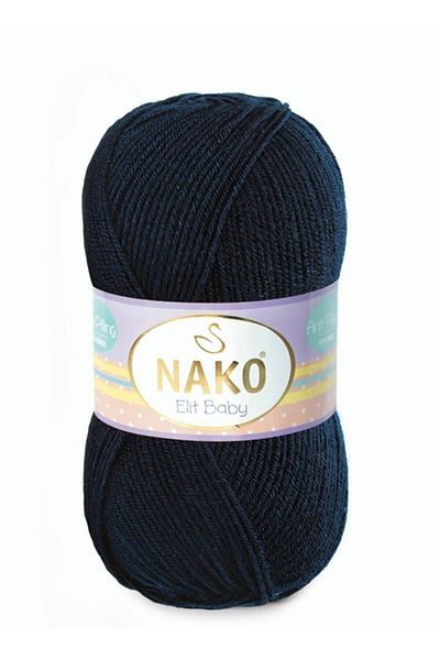 NAKO (5 τεμάχια) Elit Baby 10094 Navy Πλεκτά Νήματα Γιλέκο Ζακέτα Πλεκτό Νήμα Βρεφική κουβέρτα