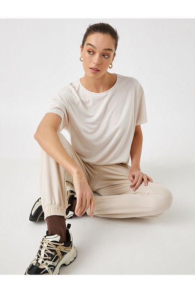 Koton Short Sleeve Crew Neck T-Shirt