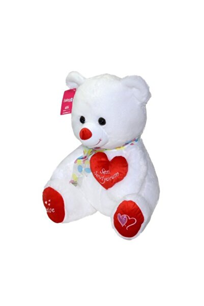 Selay Oyuncak Yumoş Ayıcık Beyaz 47 cm