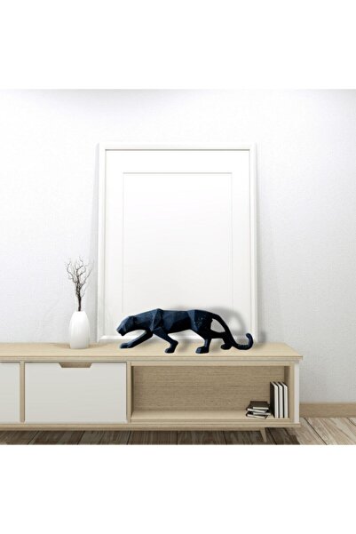 AltamiraDesignStudio Kubik Leopar Heykel/büst/biblo