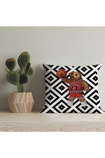 LadiesHome Husă pentru pernă digitală cu design special pentru ursuleț de plu...