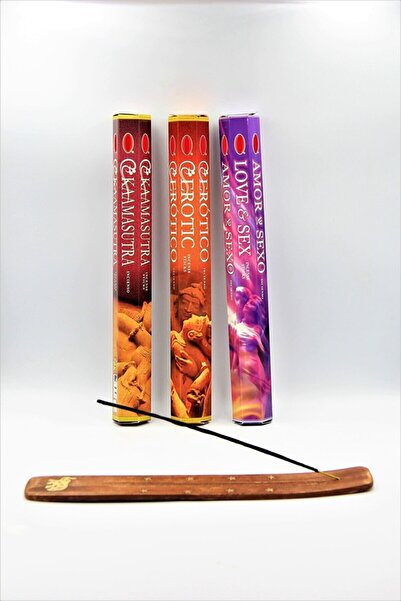 Hem Tütsü Kamasutra,erotic,love And Sex Tütsü Ve (60 Adet Çubuk Tütsü)1 Adet ...