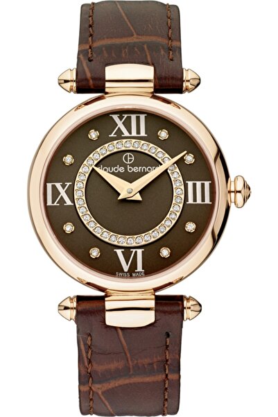 Claude Bernard CB.20501.37R.BRPR1 Kahverengi Kadın Kol Saati