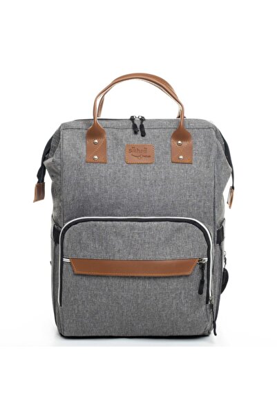 Sahra Luxus Stain Resistant Waterproof Mother Baby Care Backpack and Chickpea Blanket Set with Thermal Compartment