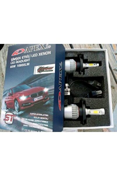 APEXİ H11 Led Xenon Led Zenon Far Ampulü Yeni Nesil Şimşek Etkili Champion Se...